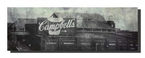 Campbell's Factory 2. 18" x 6"