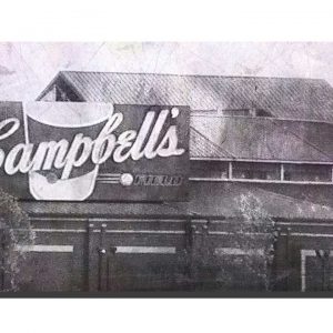 Campbell's Factory. 18" x 6"