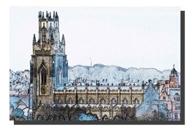 St. George's Church, Ramsgate, UK. 18" x 12"